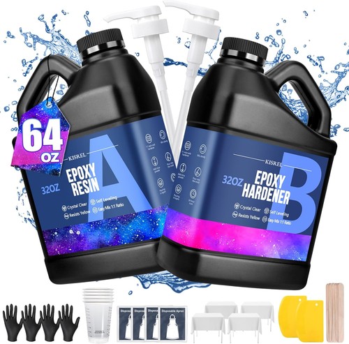 Epoxy resin 64oz crystal - epoxy,