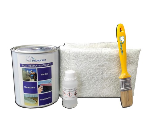 Kit vetroresina 3kg - vetroresina, da
