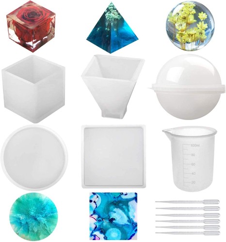 Moldes silicona para - para, resina