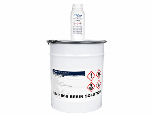 Resina poliestere con - ,