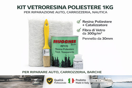 Kit vetroresina resina - kit,