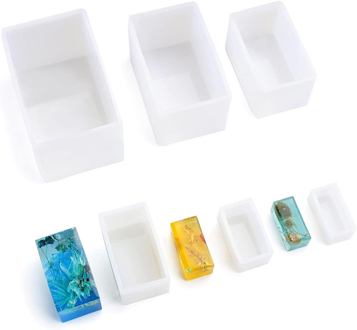 Moldes rectangulo resina - 6,