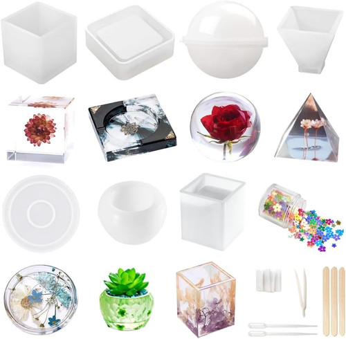 Moldes silicona para resina - moldes,