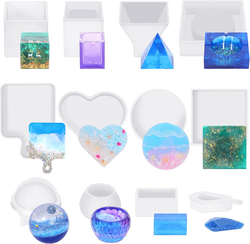 Moldes silicona para resina - de,