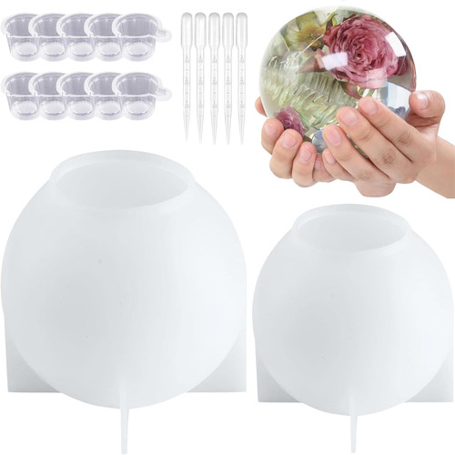 2pcs large sphere resin - sphere,