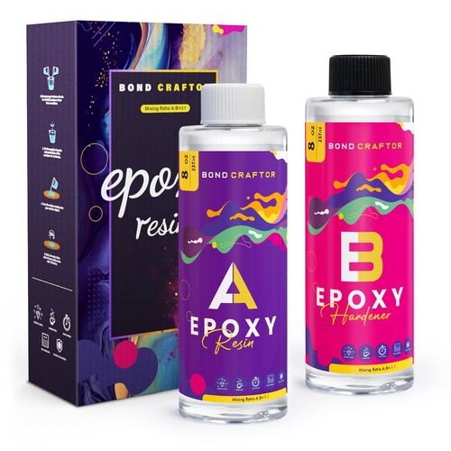 Epoxy resin kit 16oz clear - 16oz,,