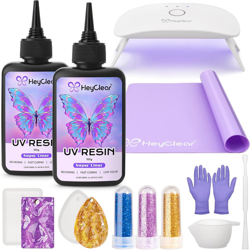 Resin kit with - uv, light